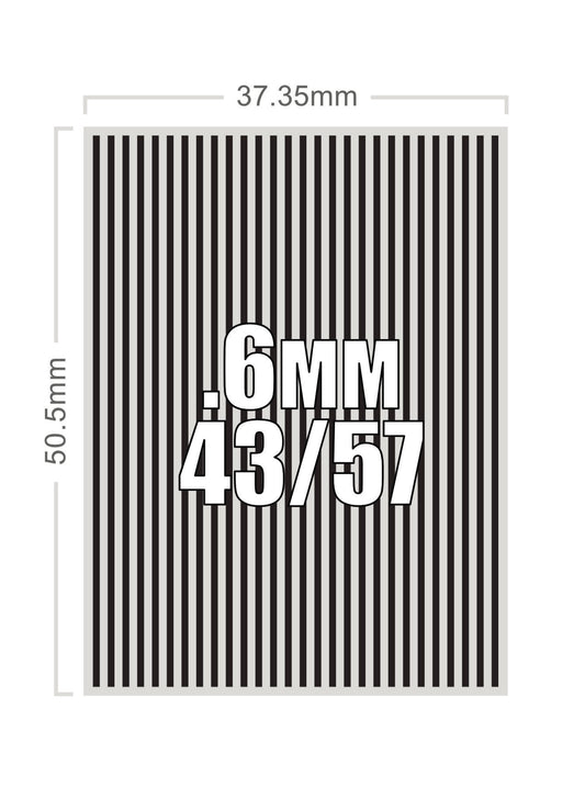 .6mm Line : 43% / 57%