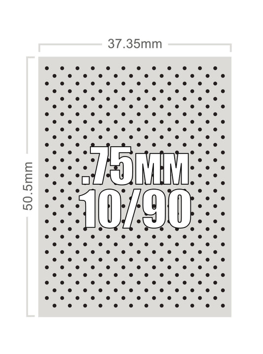.75mm Dot : 10% / 90%
