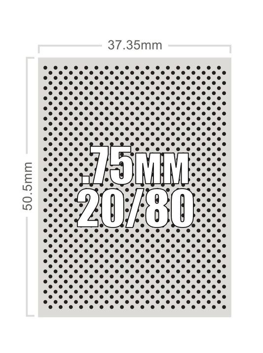 .75mm Dot : 20% / 80%