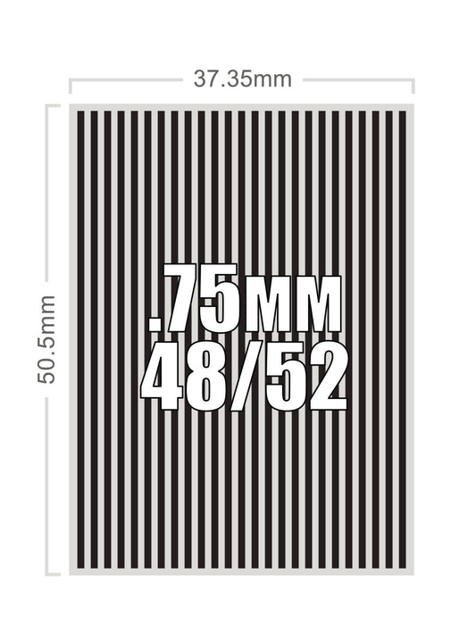 .75mm Line : 48% / 52%