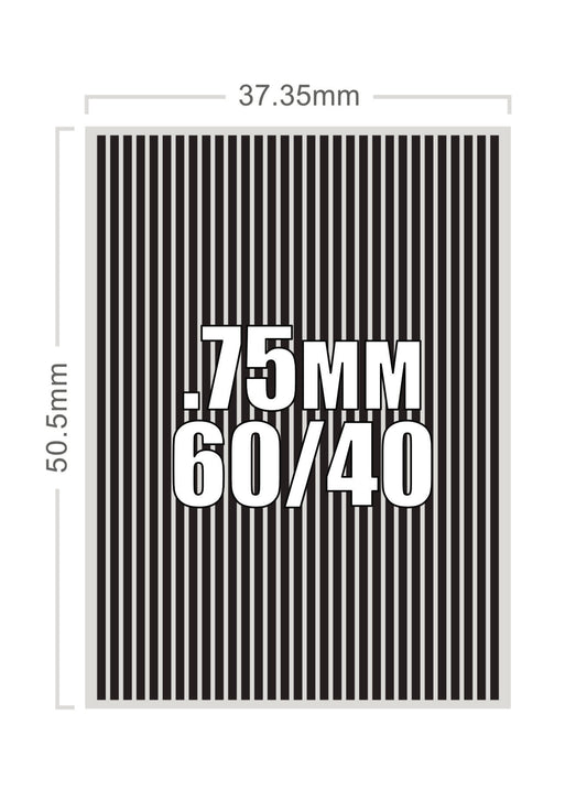 .75mm Line : 60% / 40%