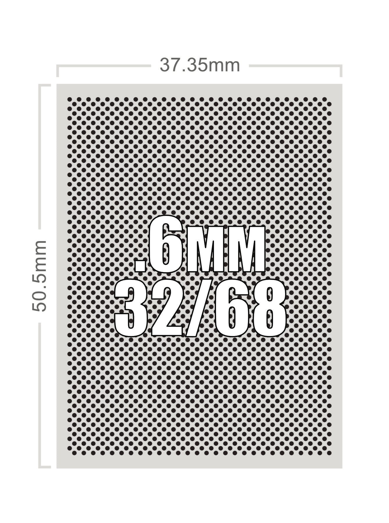 .6mm Dot : 32% / 68%
